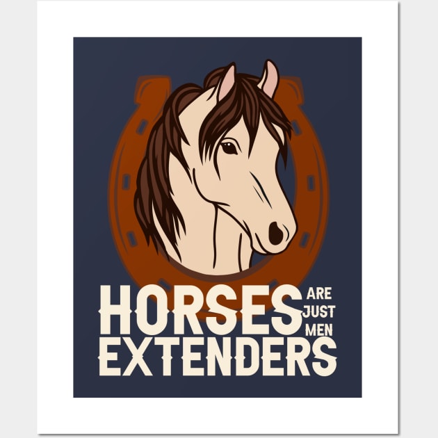 Patriarchy Horse Men Extenders Wall Art by Midnight Pixels